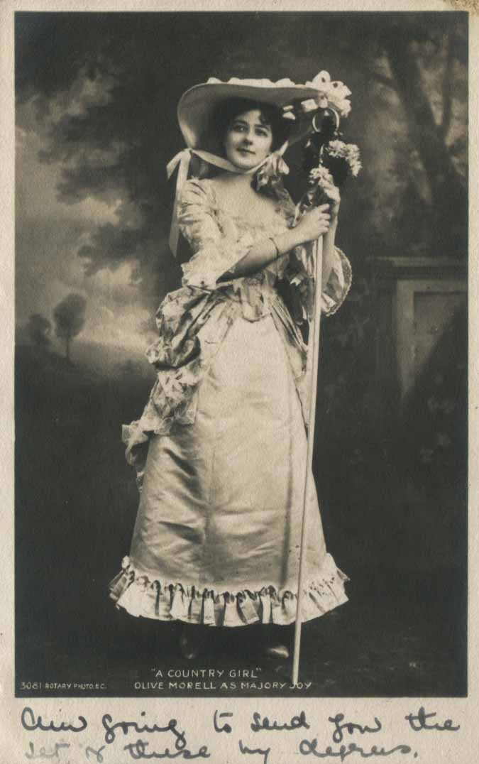 A Country girl. Olive Morell as Majory Joy